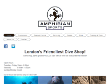 Tablet Screenshot of amphibian-sports.co.uk